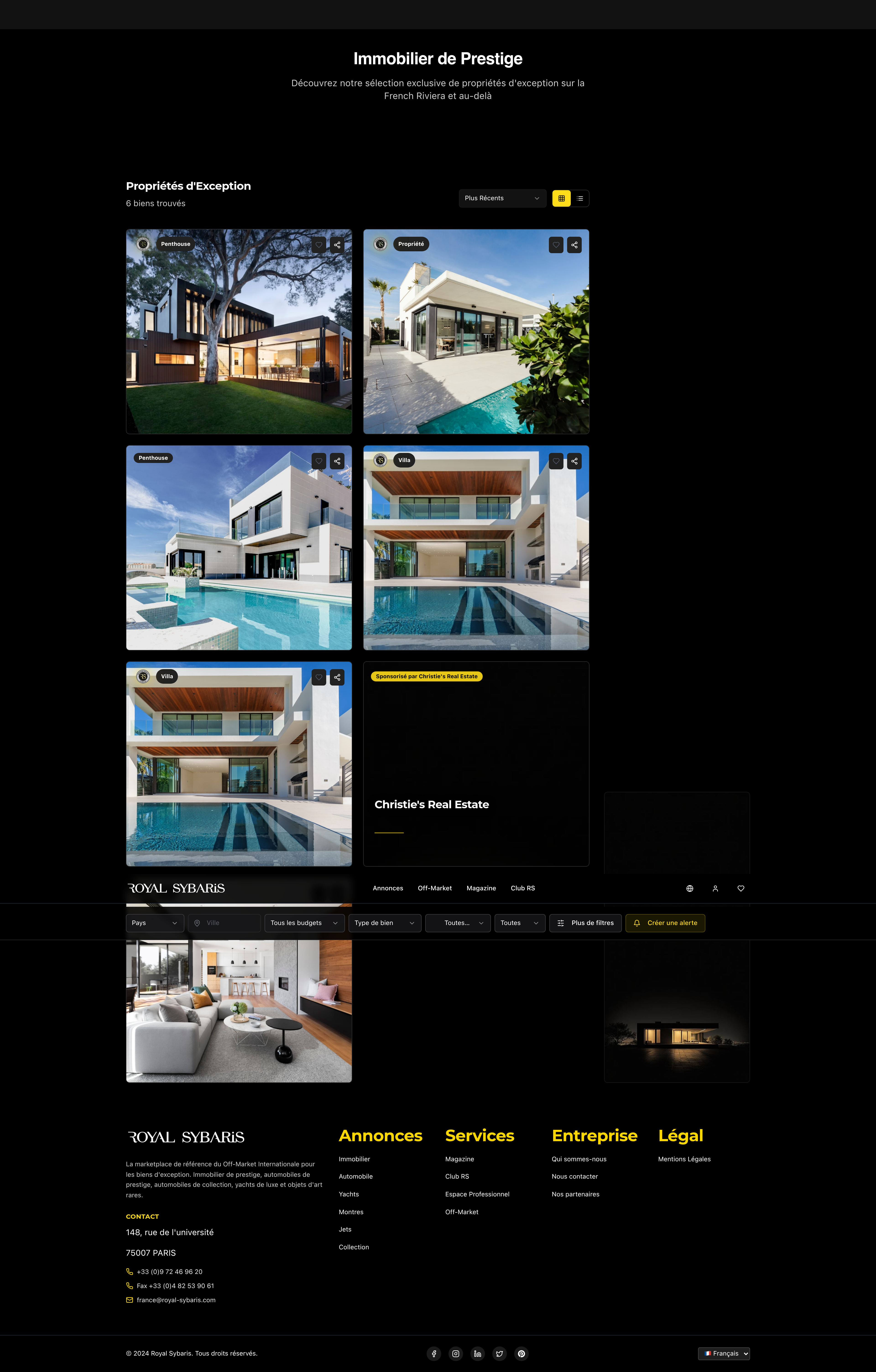 Waterfront facade